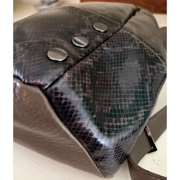 Hammitt Hunter Backpack Olivine Snake Leather Medium Bag main image 8